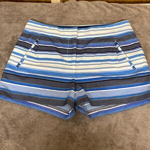J Crew size 4 multi color shorts